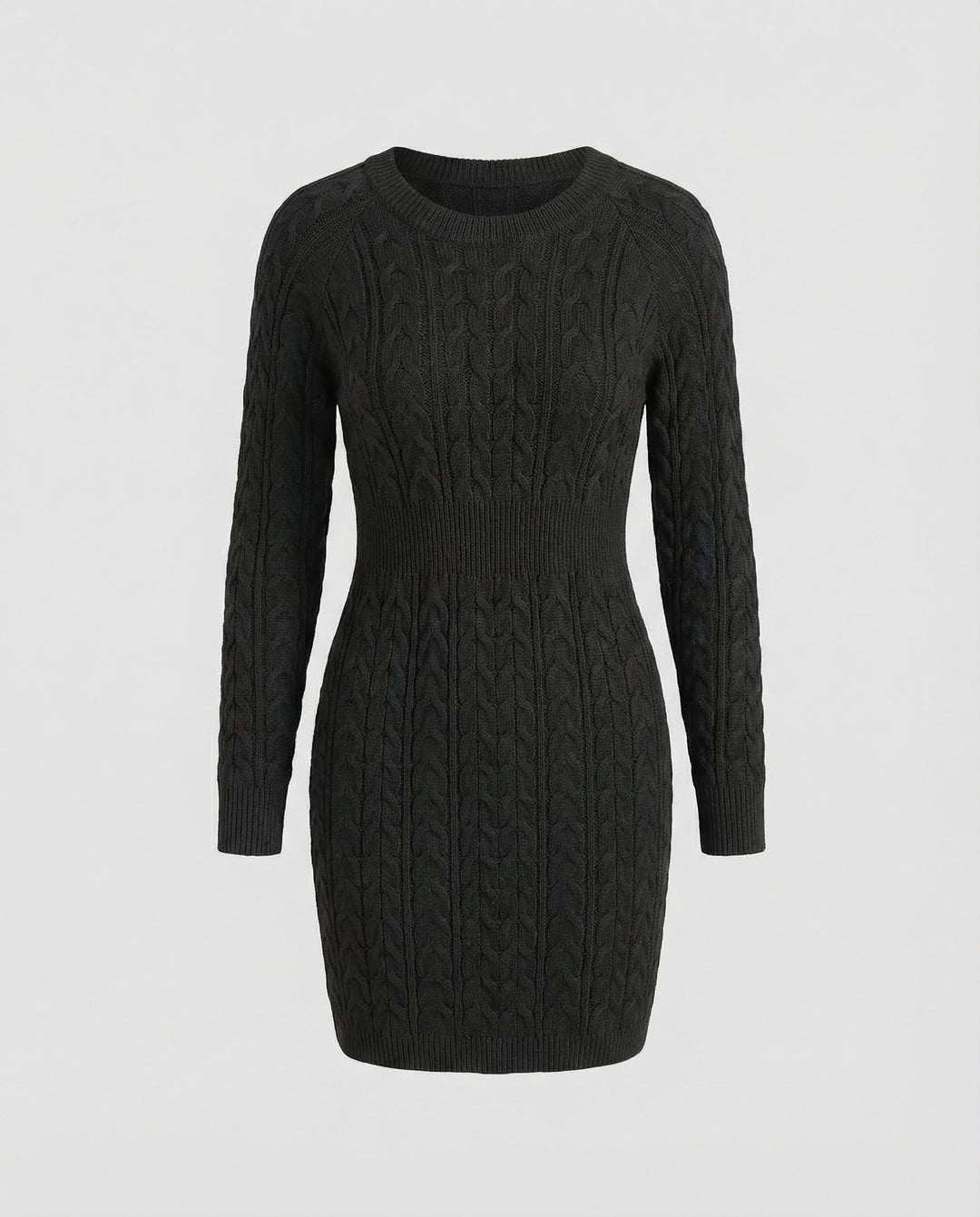 Strickkleid Zopfdesign Damen | EB