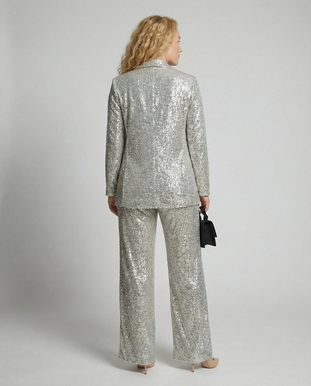 Glitzernder Eleganter Blazeranzug Damen | EB