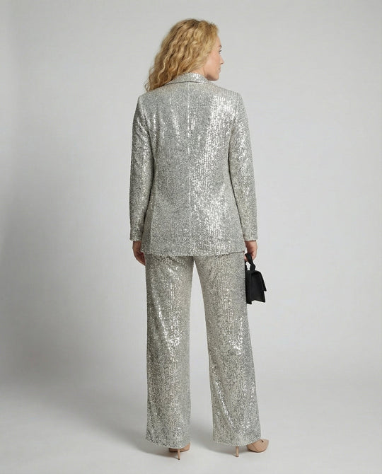 Glitzernder Eleganter Blazeranzug Damen | EB