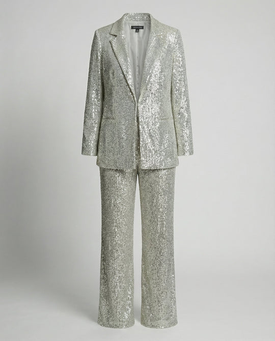 Glitzernder Eleganter Blazeranzug Damen | EB