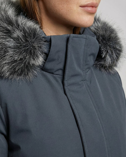 Warmer Winterparka Damen Kapuze | EB