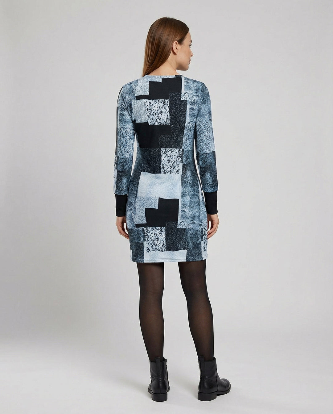 Damen Strickkleid Geometrisch | EB