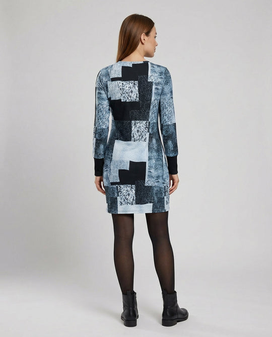 Damen Strickkleid Geometrisch | EB