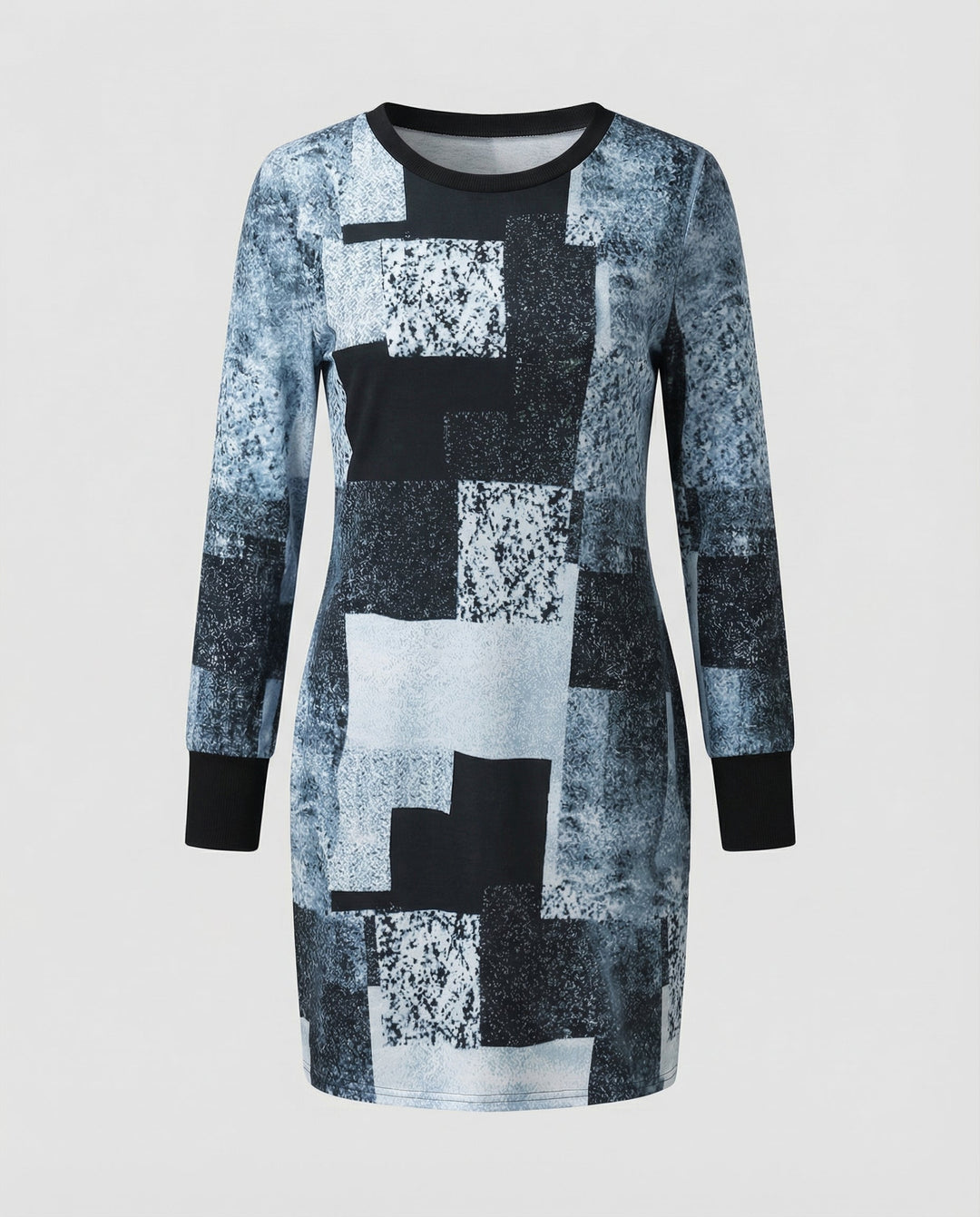 Damen Strickkleid Geometrisch | EB