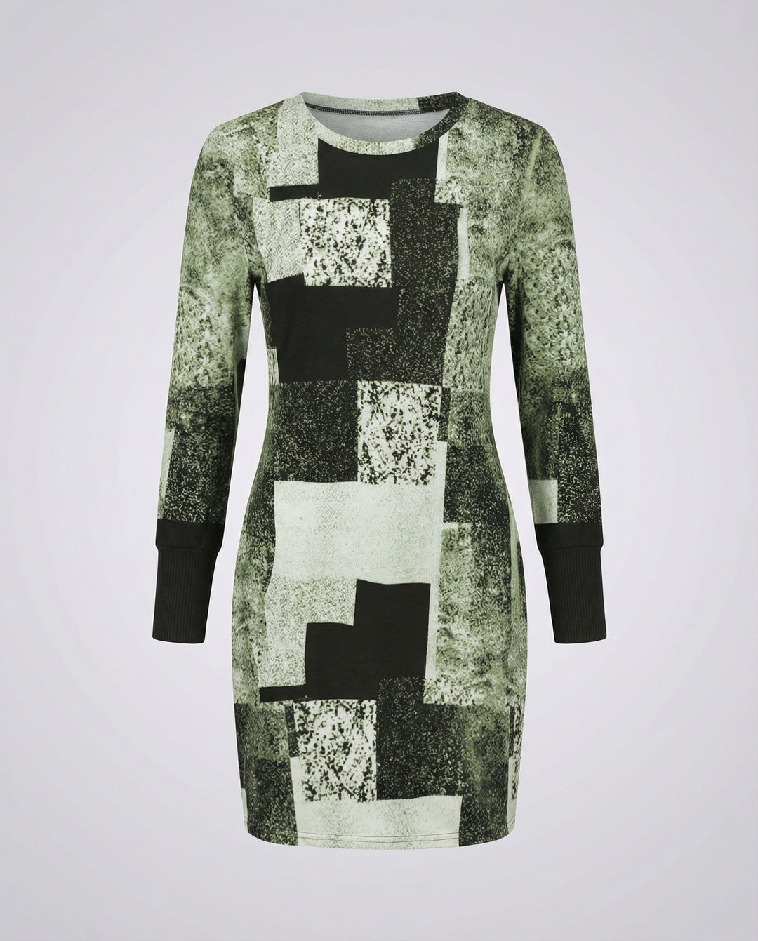 Damen Strickkleid Geometrisch | EB