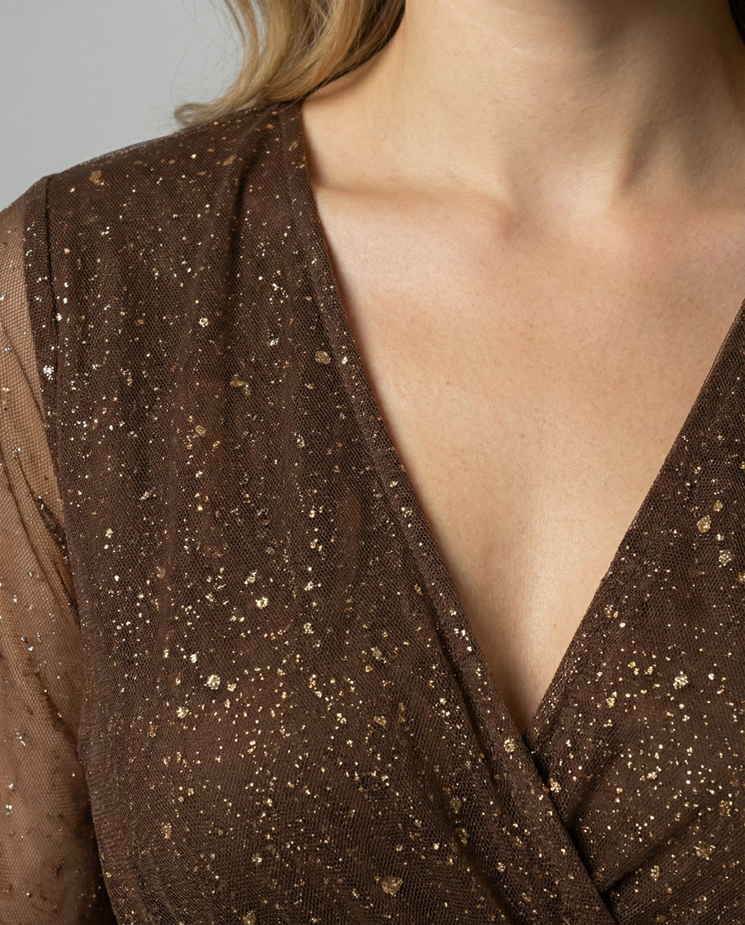 Schimmerndes Cocktailkleid Damen | EB