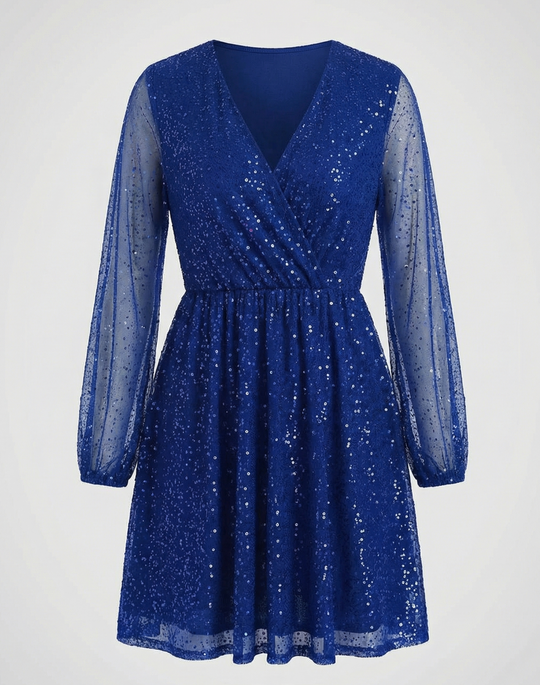 Schimmerndes Cocktailkleid Damen | EB
