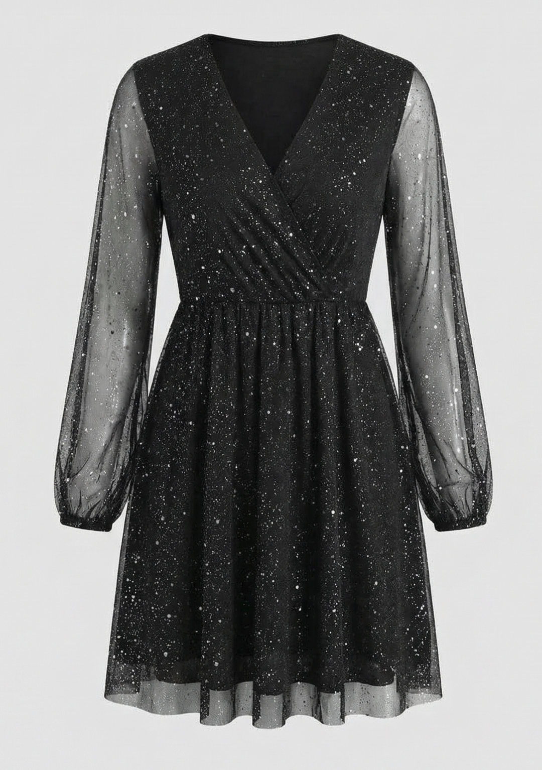 Schimmerndes Cocktailkleid Damen | EB