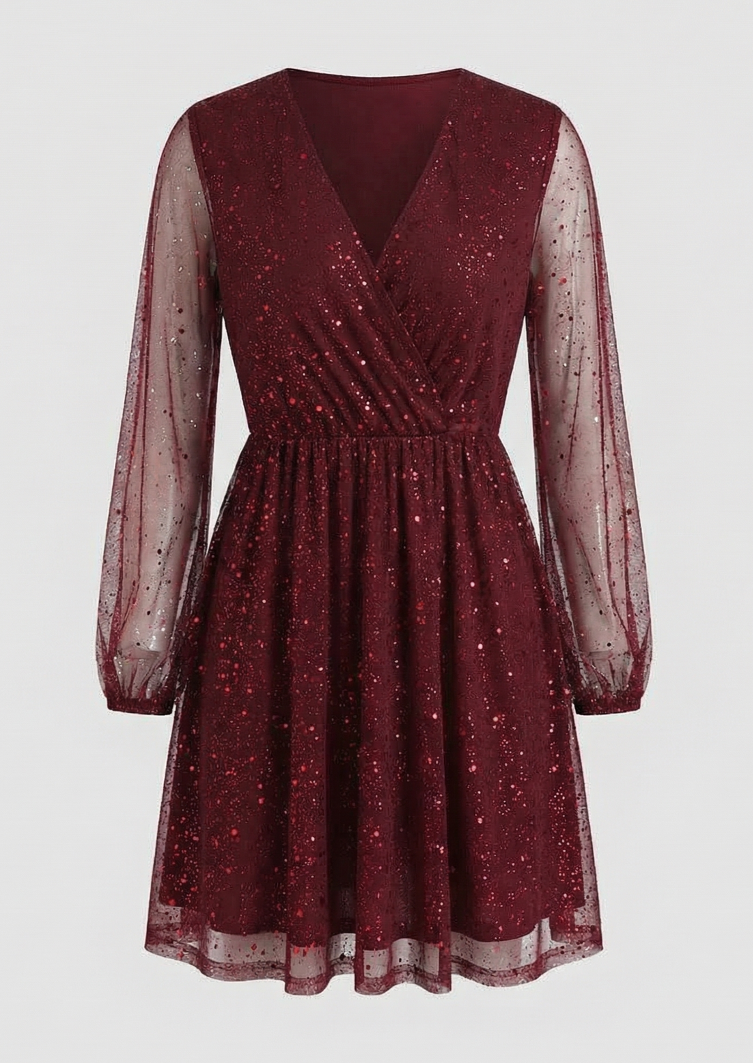 Schimmerndes Cocktailkleid Damen | EB