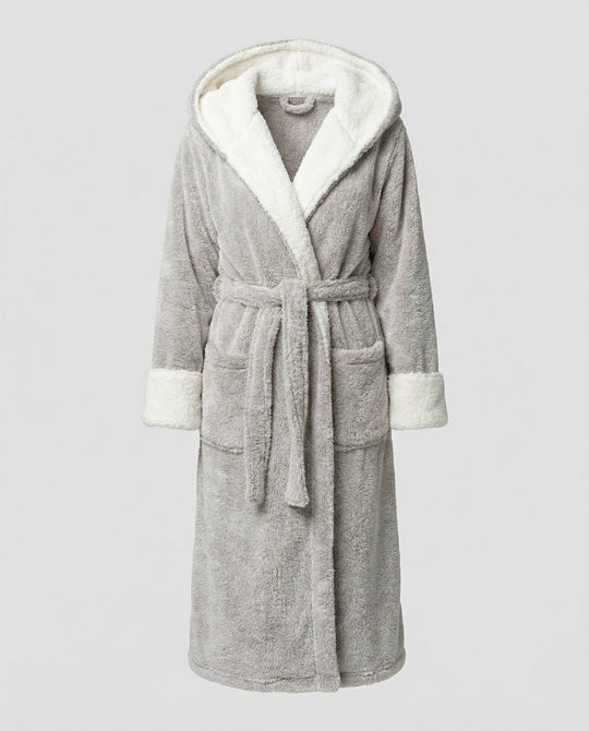 Kuscheliger Fleece Morgenmantel Damen | EB