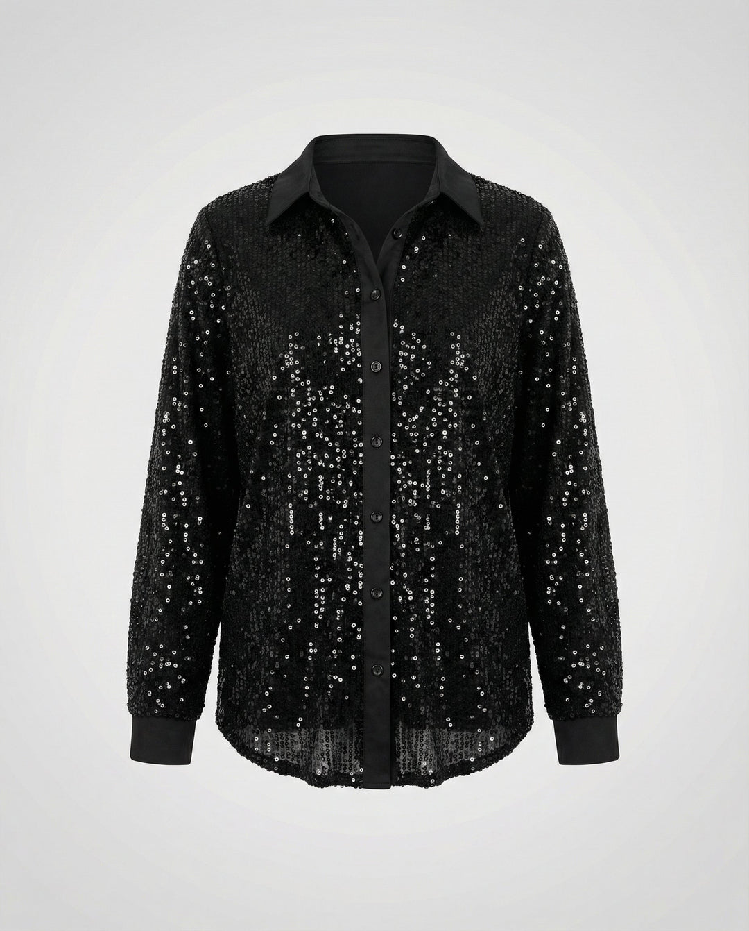 Glitzernde Damen Paillettenbluse | EB