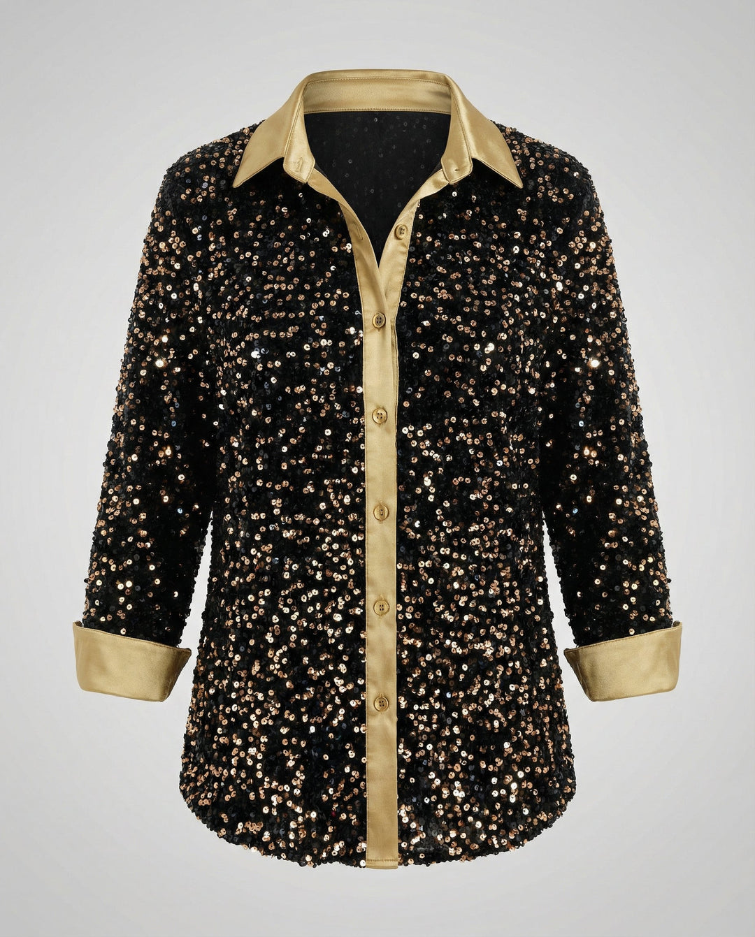 Glitzernde Damen Paillettenbluse | EB