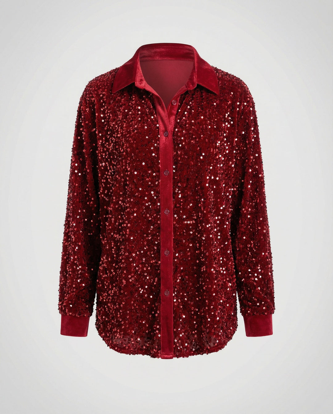 Glitzernde Damen Paillettenbluse | EB