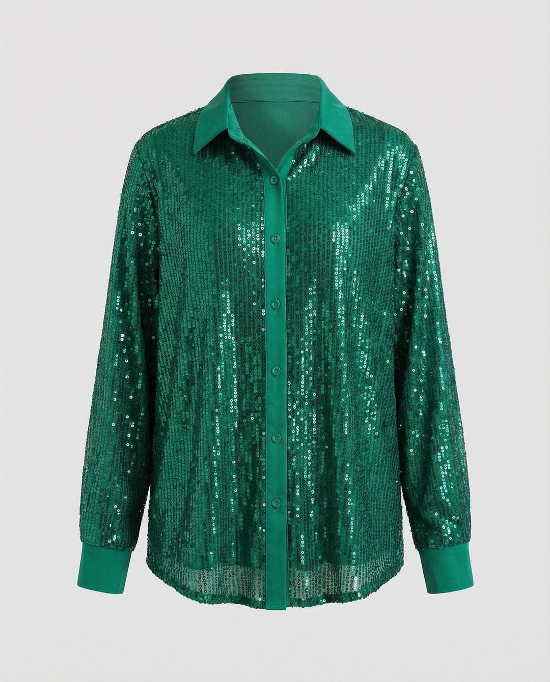 Glitzernde Damen Paillettenbluse | EB