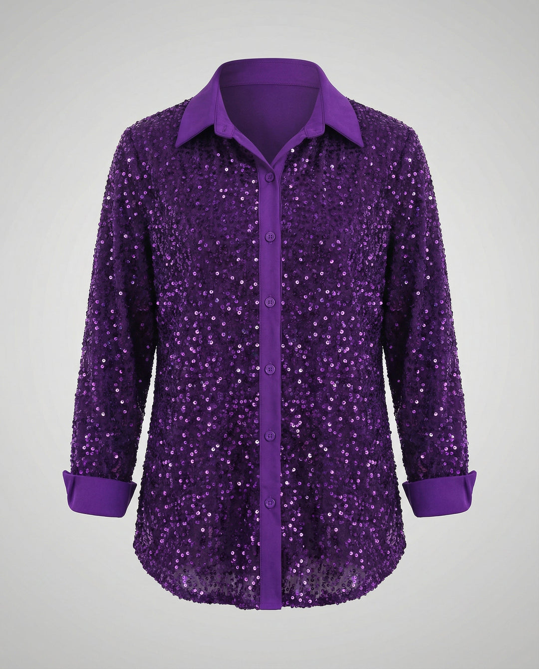 Glitzernde Damen Paillettenbluse | EB