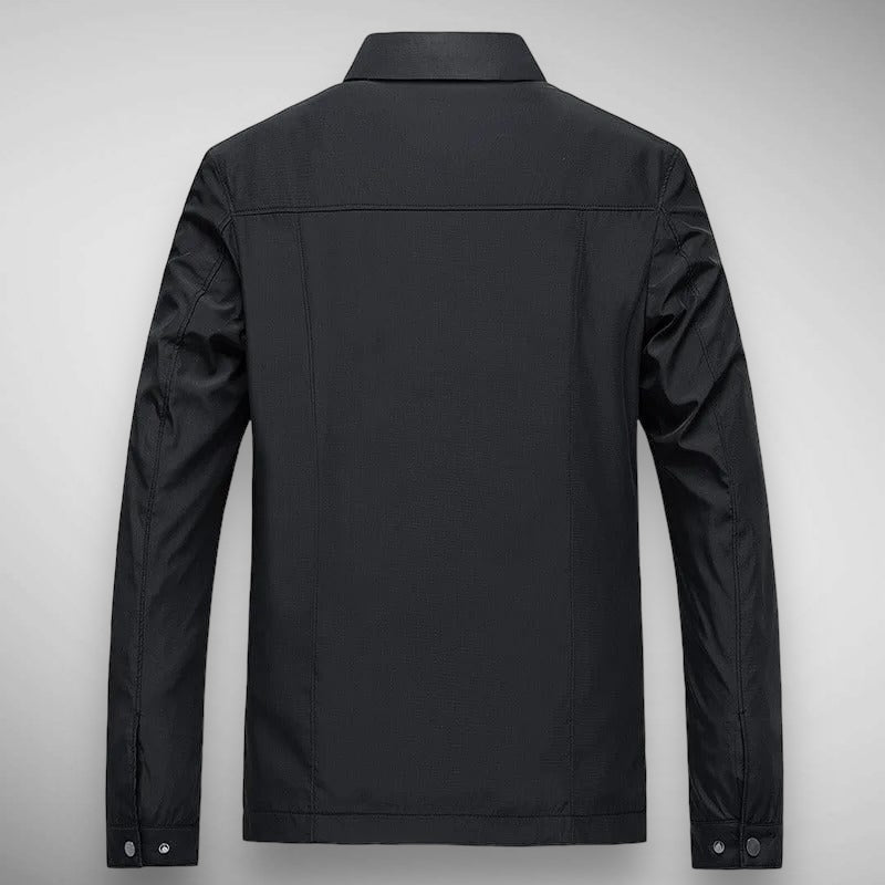 EB | Herren Harrington-Jacke - Karierte Futter & Klassischer Kragen