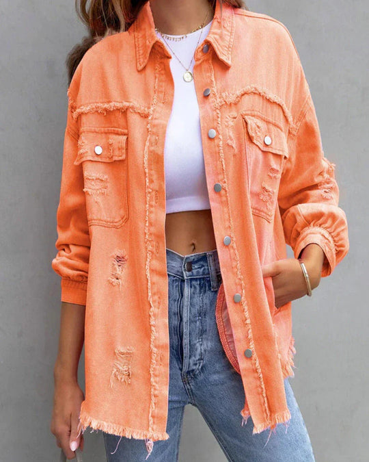 EB | Torn Denimjacke