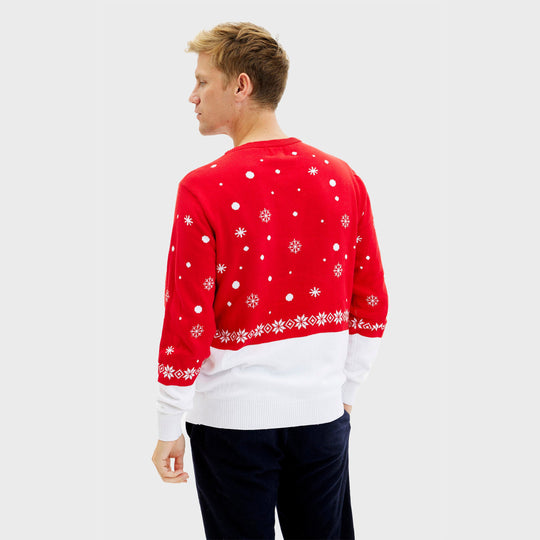 EB | Rudolfs Weihnachts sweater rot Herren