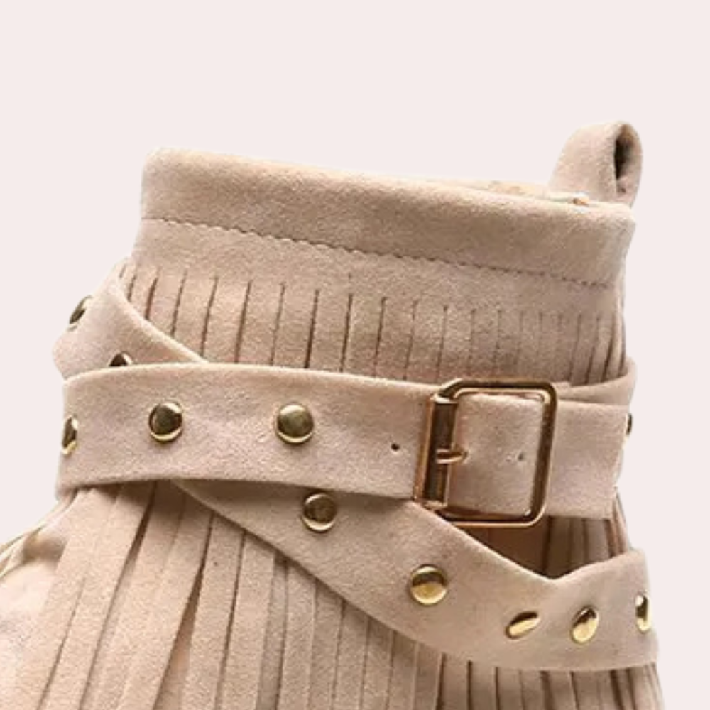 Zeitlose Quasten-Stiefeletten für Damen EB