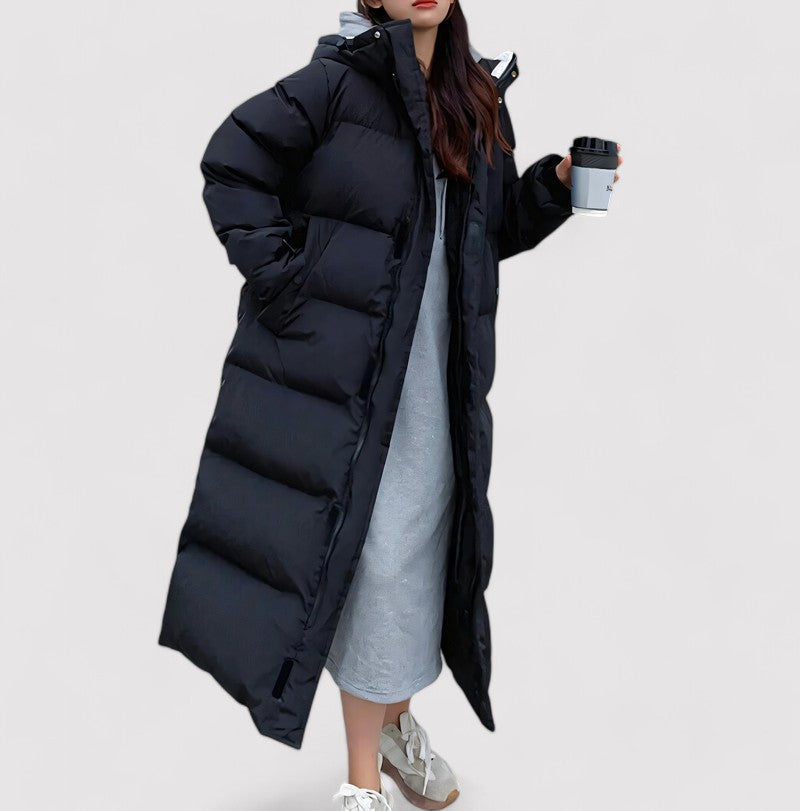 EB | Damen Warme Wasserdichte Pufferjacke Komfort und Eleganz