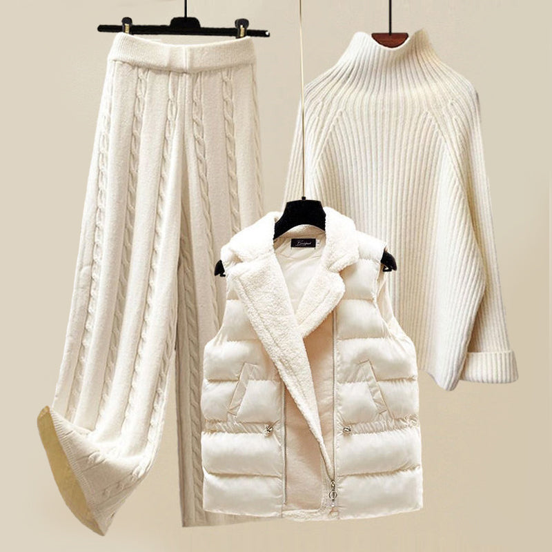 EB | Winter Set Damen - Rollkragen, Daunenjacke & Hose
