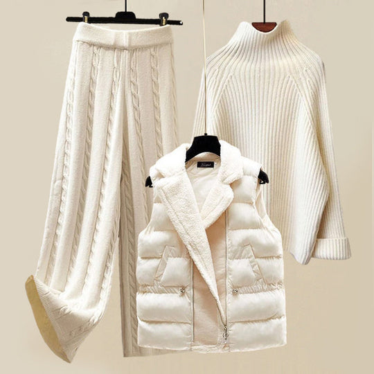 EB | Winter Set Damen - Rollkragen, Daunenjacke & Hose