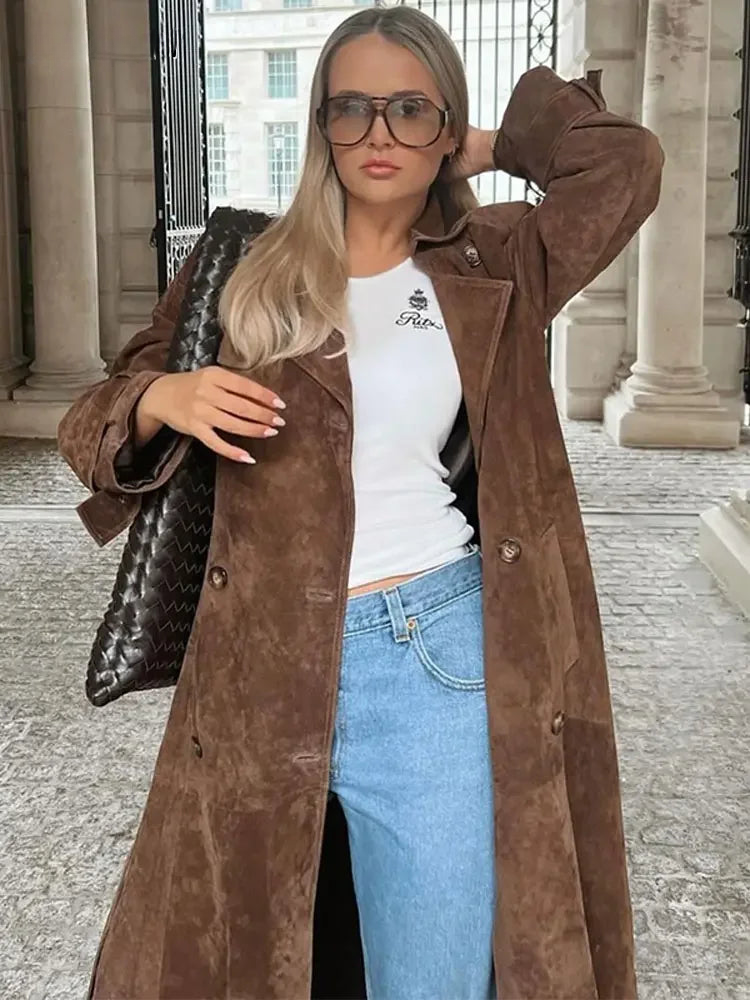 EB | Faux Suede Winterjacke für Damen
