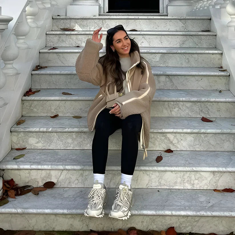 EB | Fleecejacke Creme
