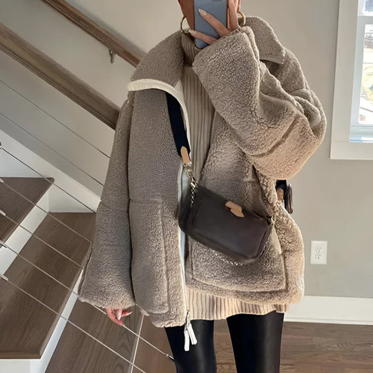 EB | Fleecejacke Creme