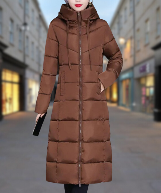 EB | Lange Winter Baumwolljacke Mittellang Dicke Daunenjacke