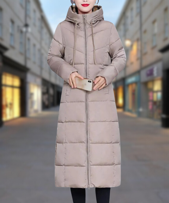 EB | Lange Winter Baumwolljacke Mittellang Dicke Daunenjacke