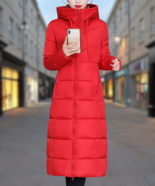 EB | Lange Winter Baumwolljacke Mittellang Dicke Daunenjacke