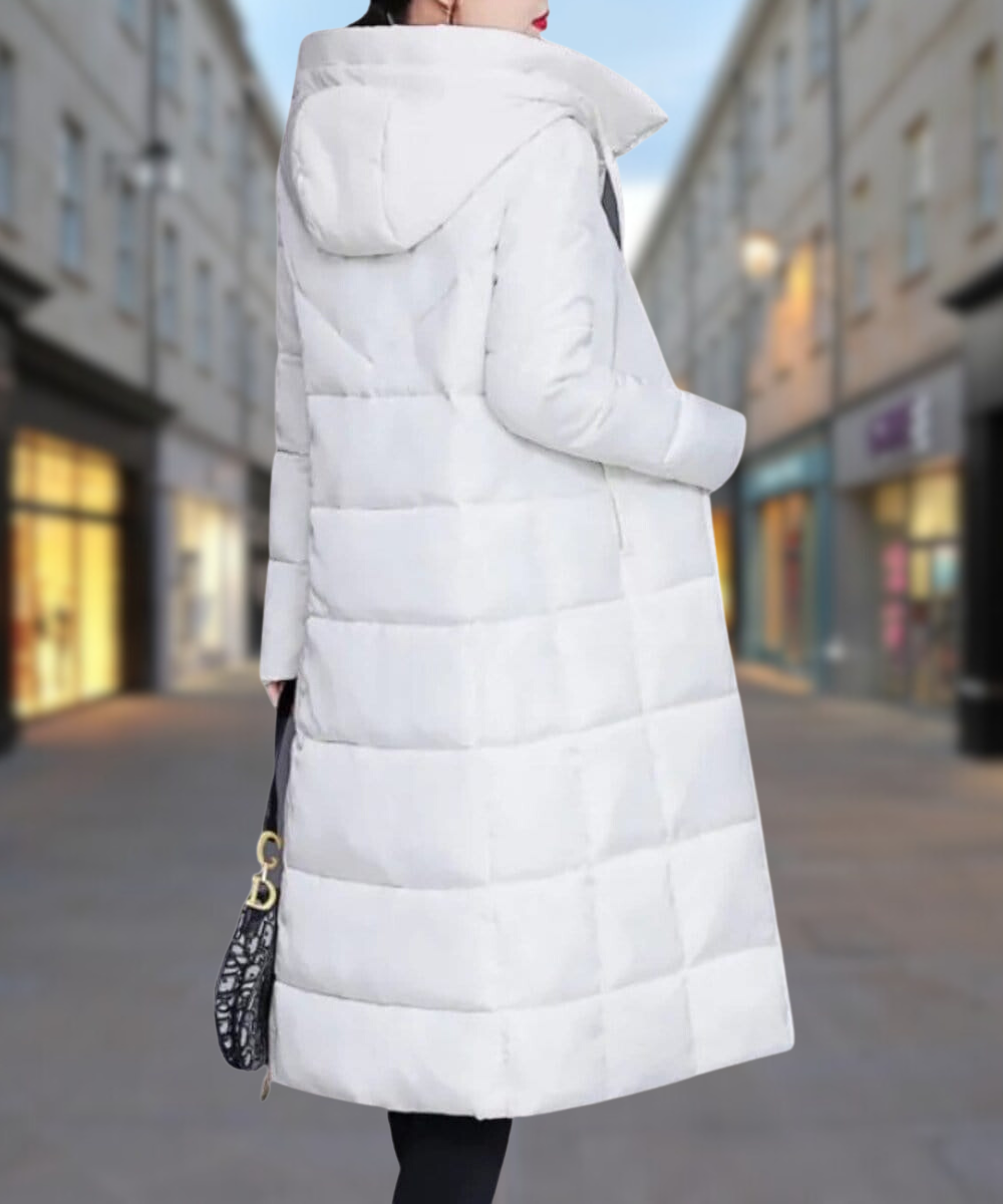 EB | Lange Winter Baumwolljacke Mittellang Dicke Daunenjacke