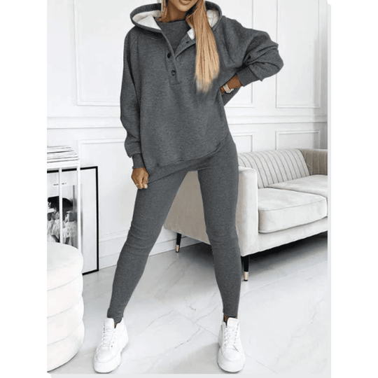 EB | 3-Teiliges Outfit-Set Lässiger Moderner Stil Ideal für den Winter