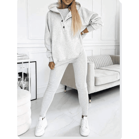 EB | 3-Teiliges Outfit-Set Lässiger Moderner Stil Ideal für den Winter