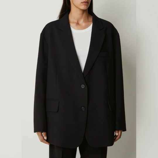 EB | Klassischer Blazer Wollmischung Stilvoll, Zeitlos
