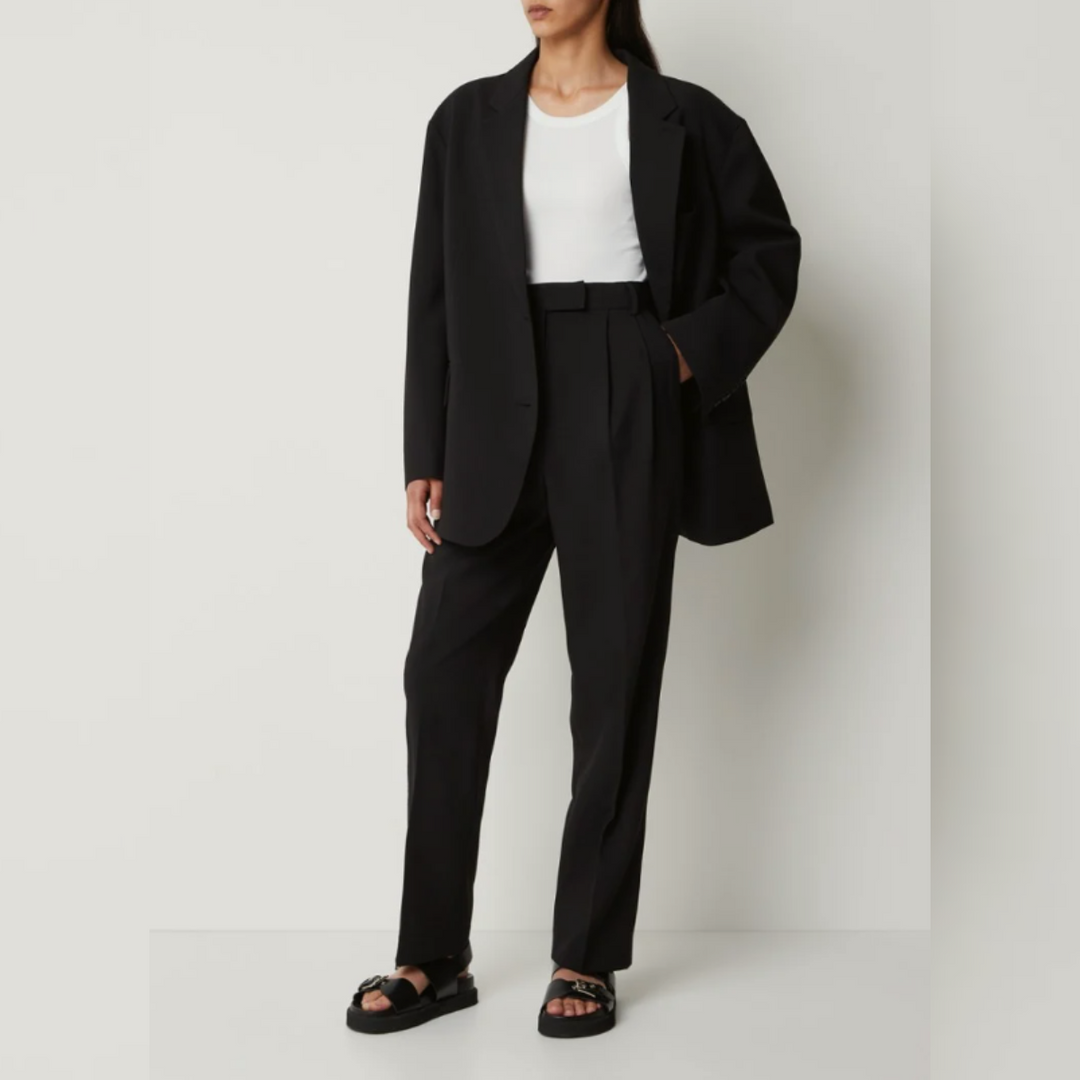 EB | Klassischer Blazer Wollmischung Stilvoll, Zeitlos
