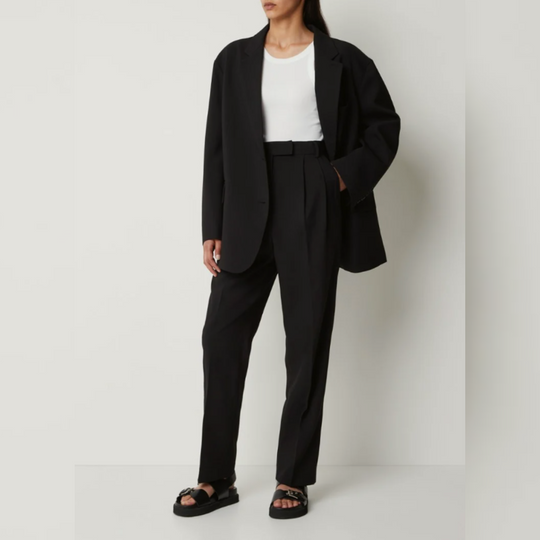 EB | Klassischer Blazer Wollmischung Stilvoll, Zeitlos