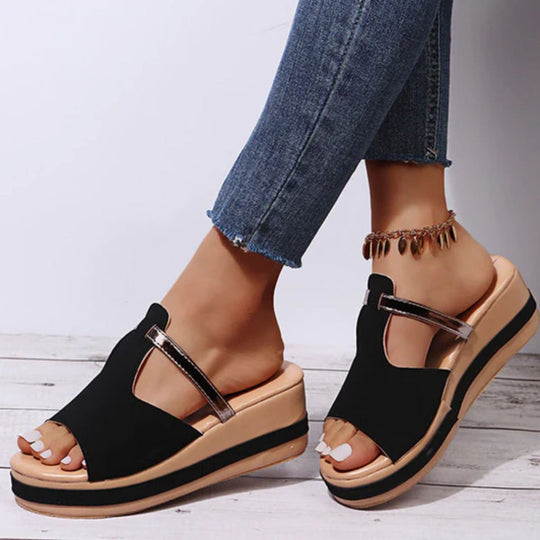 EB | Stylische, Orthopädische Sandalen mit Hohem Absatz