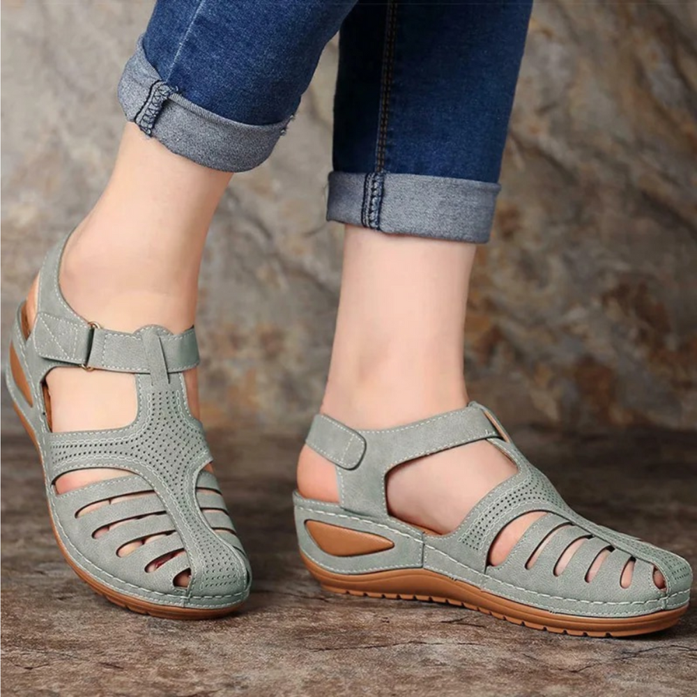 Orthopädische Sandalen - Ergonomisch - Schmerzlinderung - Sommerschuhe - Damensandalen EB