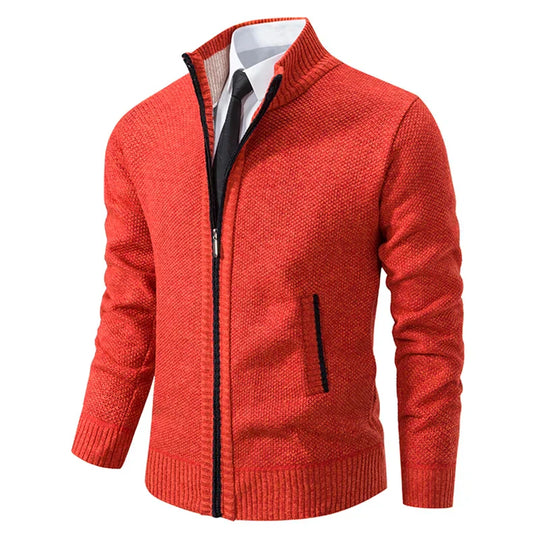 EB - Stilvolle und Bequeme Winter Fleece Jacke mit Reißverschluss für Männer