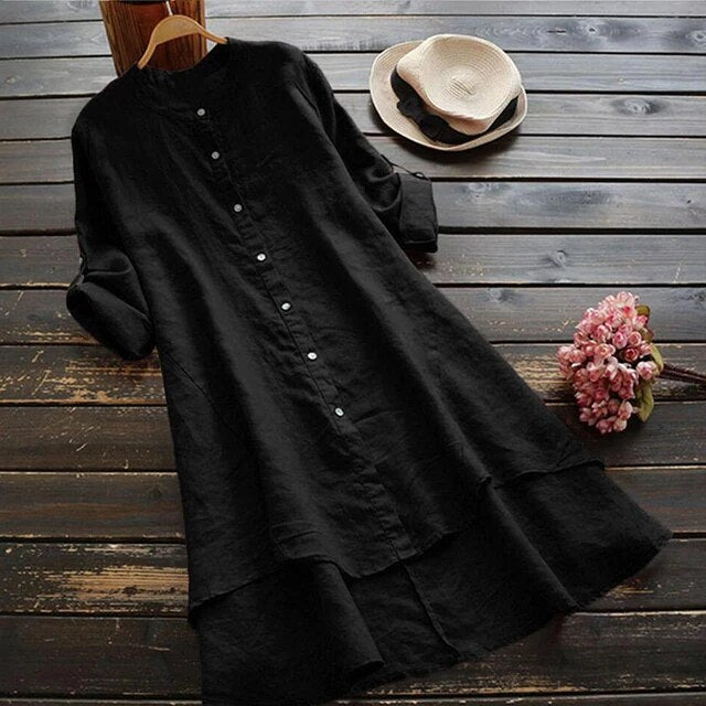 EB | Oversized Sommerkleid aus Baumwoll