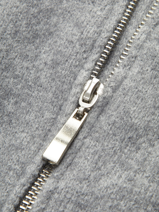 EB | Damen Übergröße Strickjacke mit offenem Kragen und langen Ärmeln