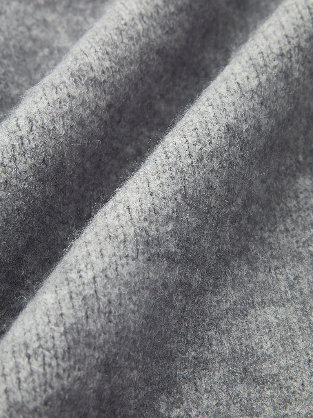 EB | Damen Übergröße Strickjacke mit offenem Kragen und langen Ärmeln