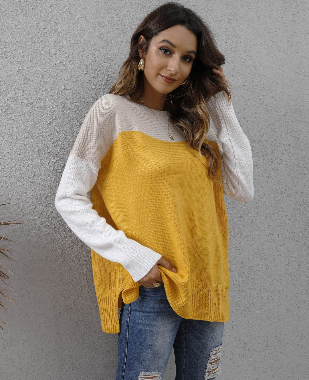 EB | Strickpullover Rundhalsausschnitt