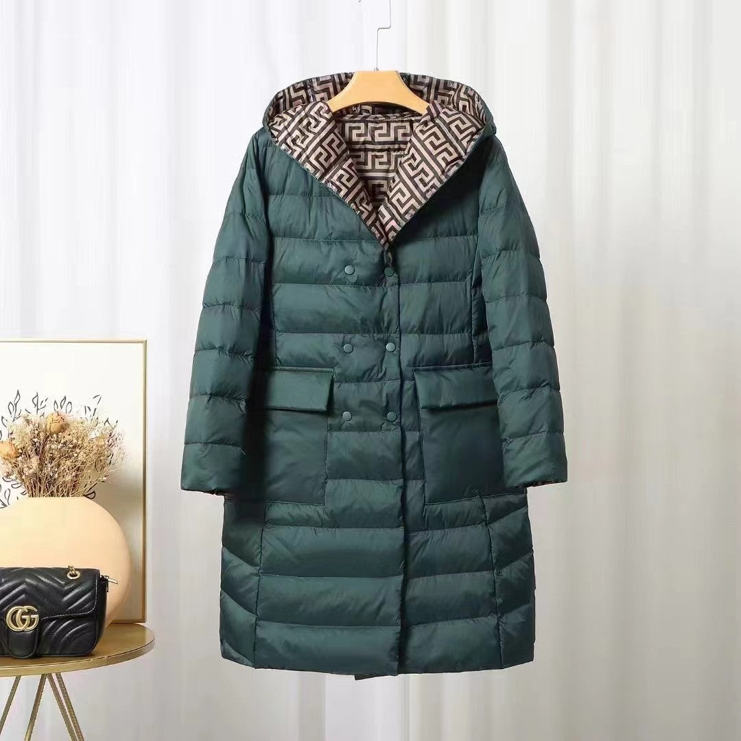 EB | Gefütterte Kapuzenwinterjacke für Damen