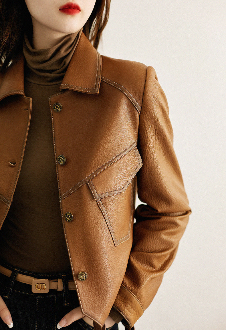 EB | Elegante Lederjacke