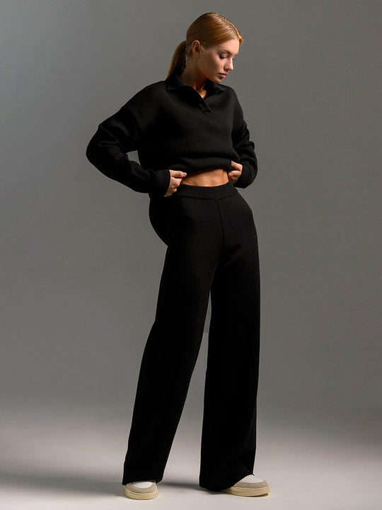 EB | Lounge Satz mit Weiten Hose und Poloshirt
