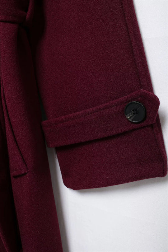 EB | Eleganter Burgunder Mantel