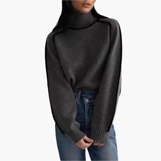 EB | Rollkragenpullover - Moderner Oversize Strickpullover für Herbst & Winter